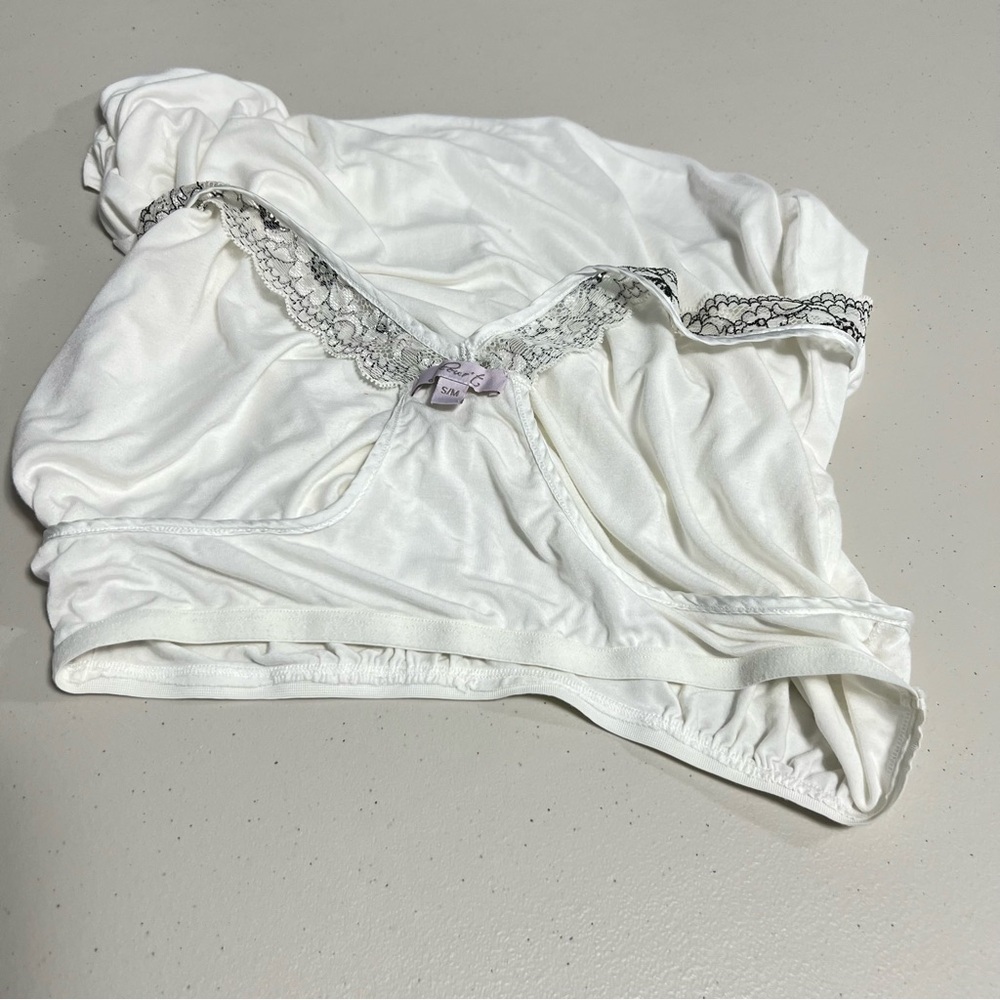 FLEUR’T Lace Strap Racerback Top S/M - Picture 5 of 9